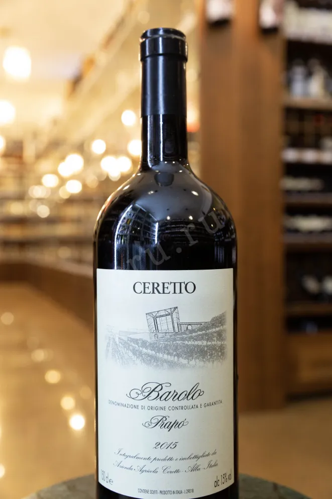 В магазине Крю Профи Ceretto Barolo Prapo DOGC in woodbox 2015 1.5 л