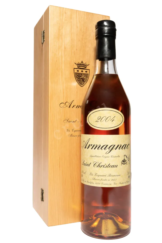 Арманьяк Saint Cristeau AOC in gift box 2004 0.7 л