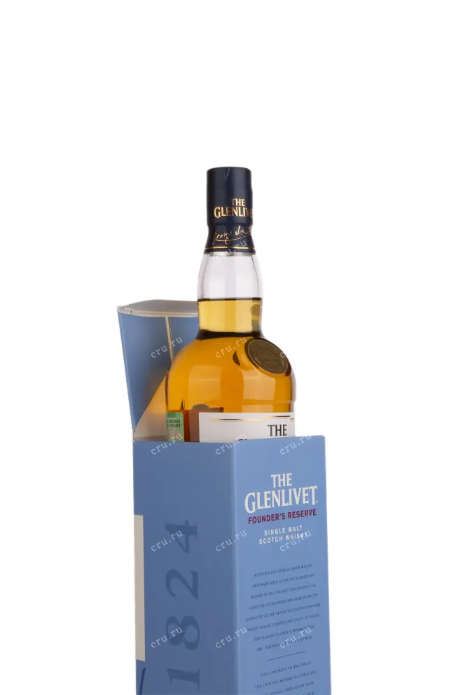Виски Glenlivet Founders Reserve gift box  0.7 л