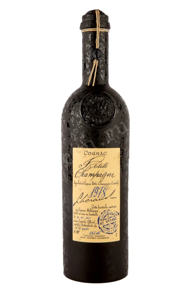 Бутылка Lheraud Petit Champagne 1978 0.7 л