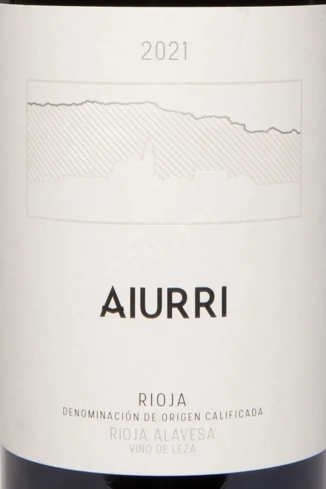 Этикетка Aiurri Rioja Alavesa DOCa 2021 0.75 л