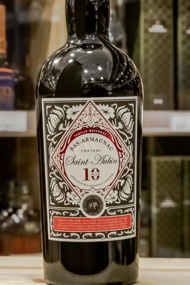 В магазине Крю Профи Saint Aubin 10 age Bas-Armagnac gift box 0.7 л