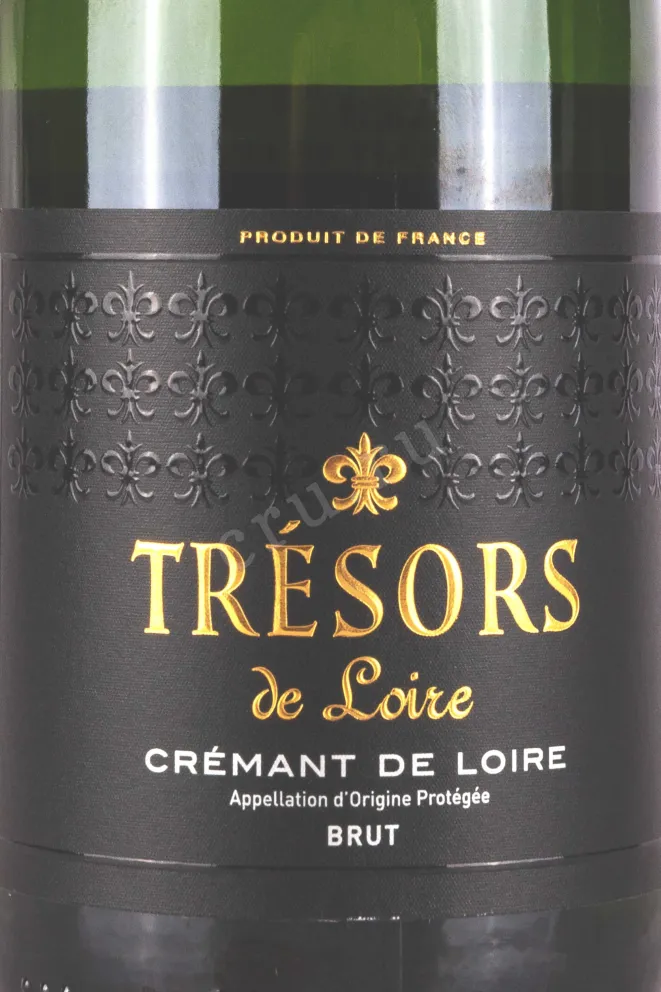 Этикетка Tresors De Loire Cremant de Loire 2020 0.75 л