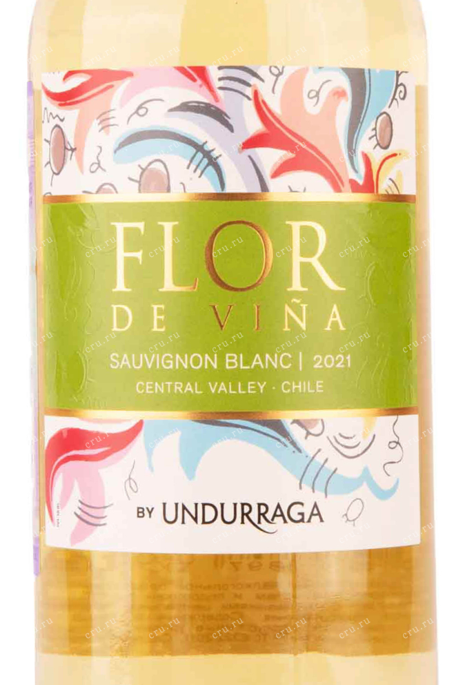 Вино Flor de Vina Sauvignon Blanc 2021 0.75 л