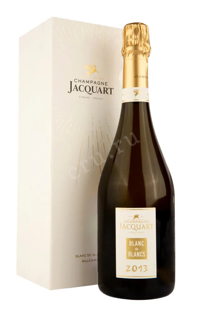 Шампанское Jacquart Blanc de Blancs Vintage gift box 2013 0.75 л