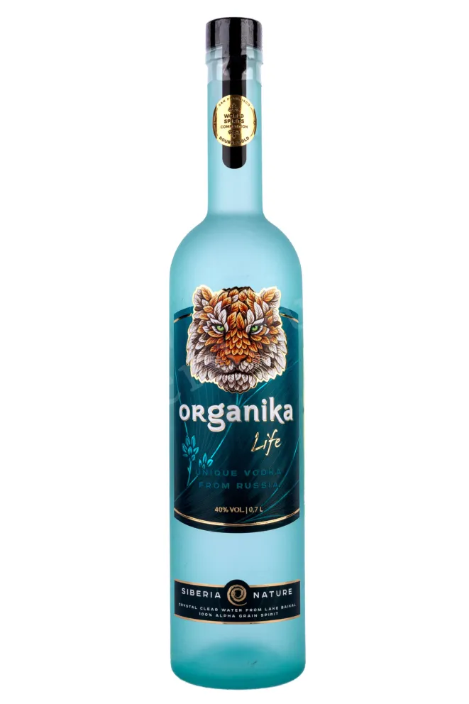 Водка Органика Лайф бирюзовая  0.7 л