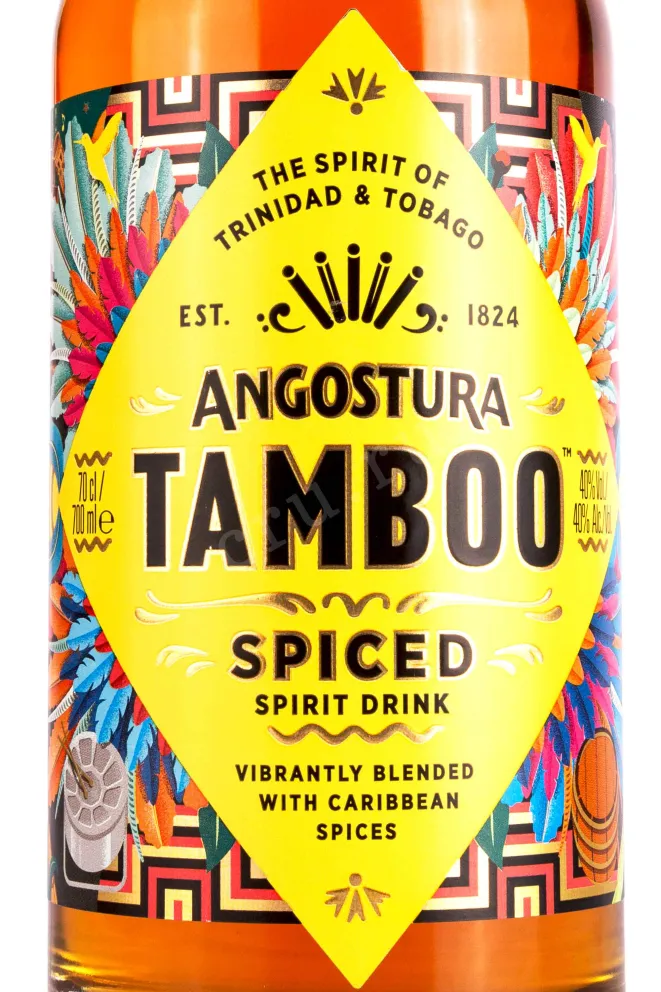 Этикетка Angostura Tamboo Spiced 0.7 л