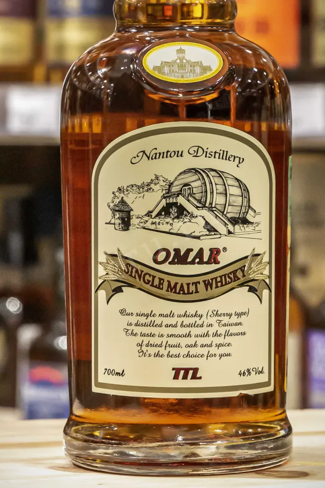 В магазине Крю Профи Omar Single Malt Cherry Type in tube 0.7 л