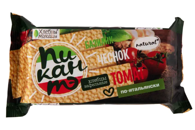 Хлебцы Молодцы  вафельные Пикантэ по-итальянски 65 г