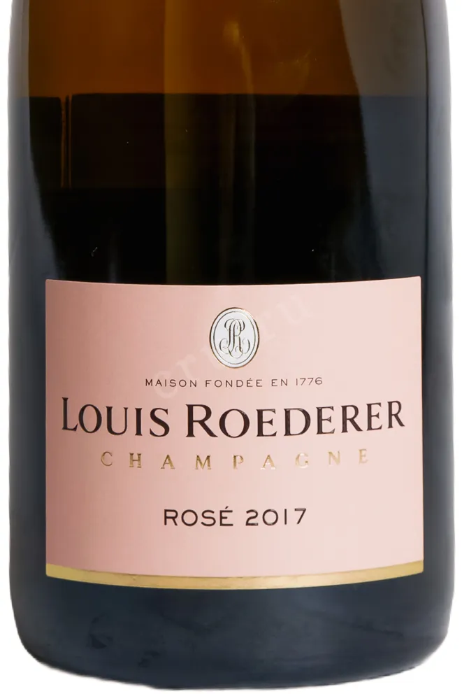 Этикетка Louis Roederer Rose 2017 0.75 л