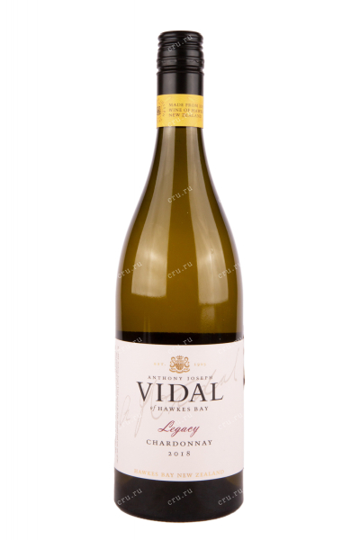 Вино Vidal Legacy Hawkes Bay Chardonnay 2018 0.75 л
