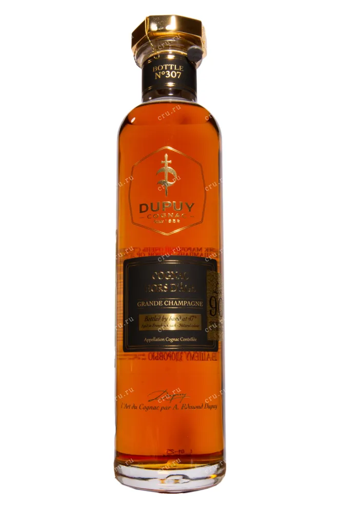 Бутылка Dupuy Lot 90 Hors d'Age Grand Champagne AOC in gift box 1990 0.7 л