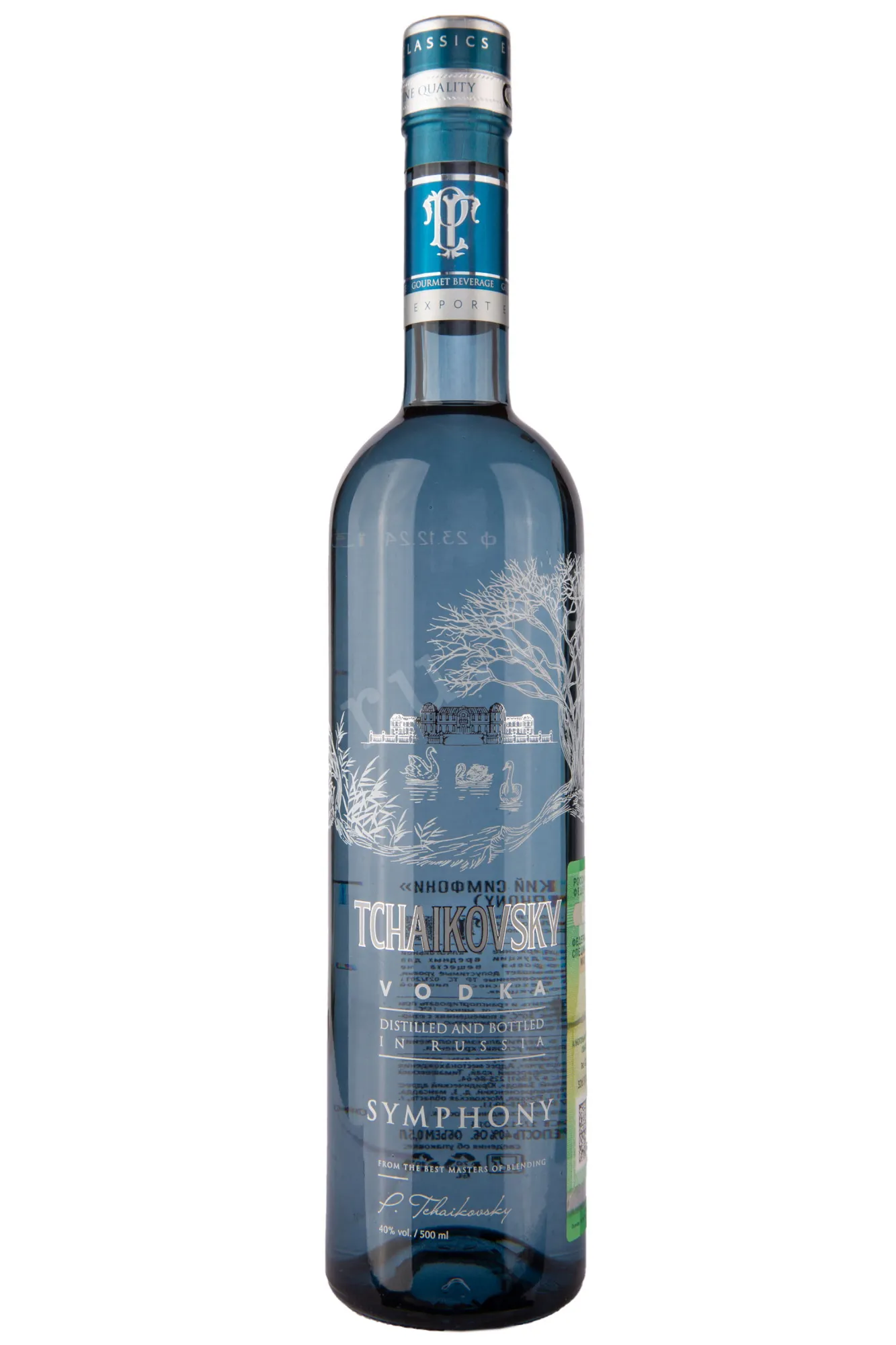 Фото — Водка Чайковский Симфония  0.5 л
