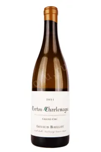 Вино Arnaud Baillot Corton-Charlemagne Grand Cru 2021 0.75 л