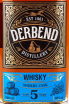 Этикетка Derbent Distillerie Sherry Cask 5 years 0.7 л