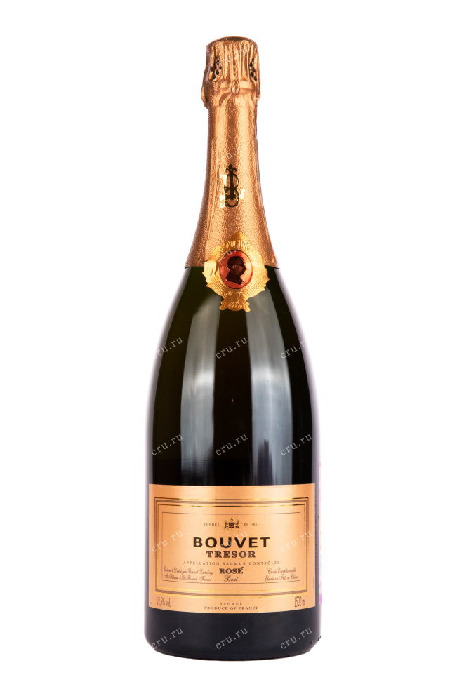 Шампанское Bouvet Tresor Rose Brut 2019 1.5 л