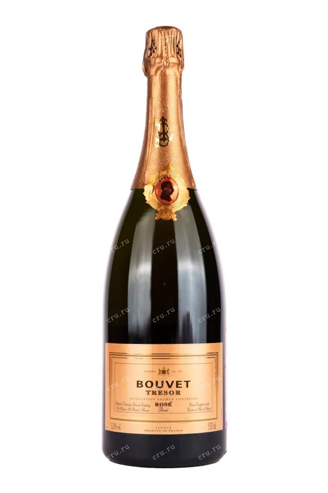 Шампанское Bouvet Tresor Rose Brut 2019 1.5 л