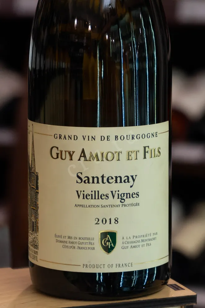 В магазине Крю Профи Domaine Guy Amiot et Fils Santenay Vieilles Vignes 2018 0.75 л