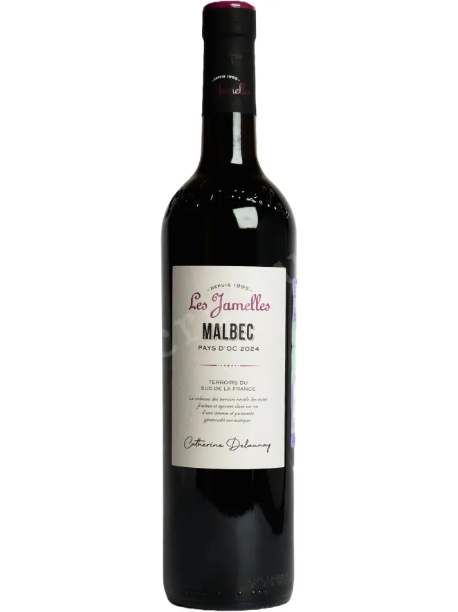 Вино Les Jamelles Malbec 2024 0.75 л