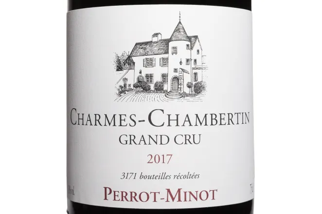 Этикетка Domaine Perrot-Minot Charmes-Chambertin Grand Cru 2017 0.75 л