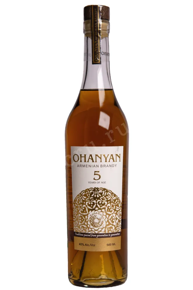 Бутылка Ohanyan 5 Years in gift box 0.5 л