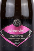 Этикетка Colvendra Prosecco Rose Brut Millesimato DOC 2021 0.75 л