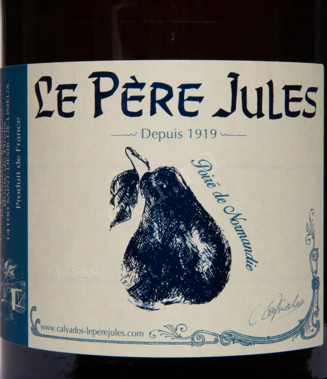 Этикетка Le Pere Jules Poire 0.75 л