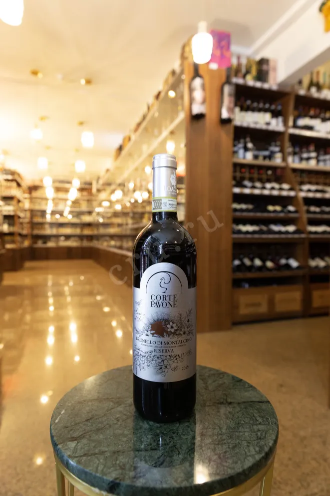 В магазине Крю Профи Corte Pavone Brunello di Montalcino Riserva Anemone al Sole 2015 0.75 л