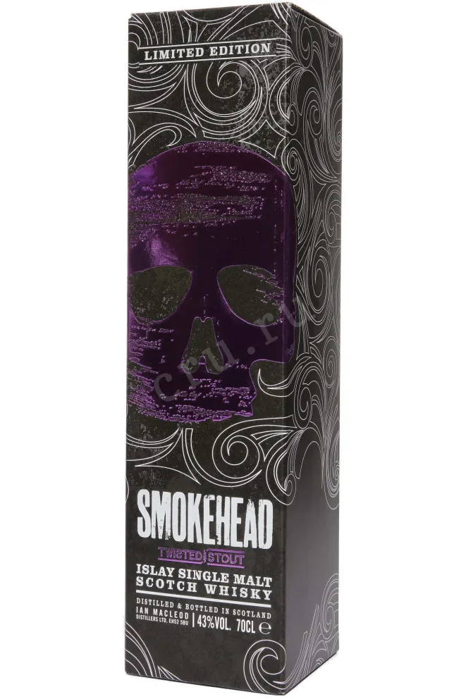 Подарочная коробка Smokehead Twisted Stout in gift box 0.7 л