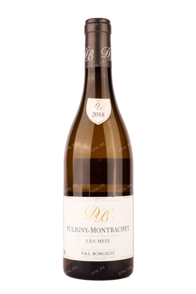 Вино Puligny Montrachet Les Meix P & L Borgeot 2018 0.75 л