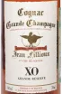 Этикетка Jean Fillioux, XO Grande Reserve, Grande Ghampagne Premier Cru, gift box 1987 0.7 л