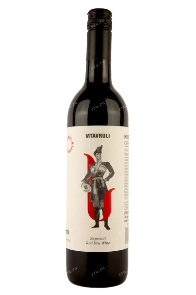 Вино Mtavruli Saperavi 0.75 л