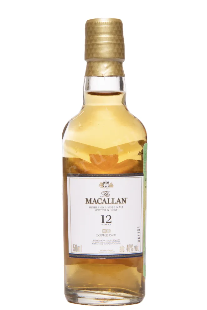 Бутылка Macallan 12 Years Old Double Cask in gift box 0.05 л