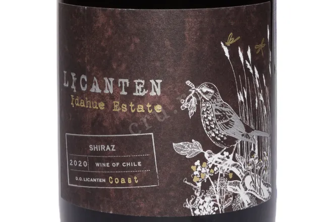 Этикетка La Ronciere Licanten Shiraz 2020 0.75 л
