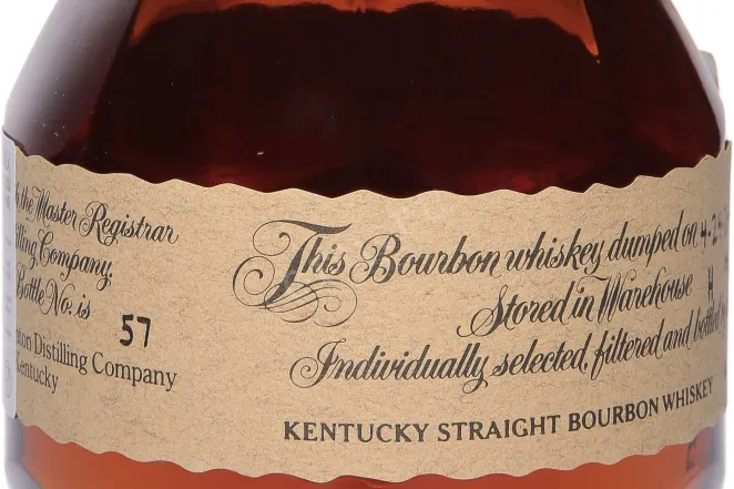 Этикетка Blantons Original 0.7 л