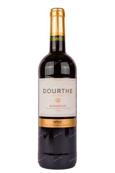 Вино Dourthe Grands Terroirs Bordeaux Rouge 2020 0.75 л