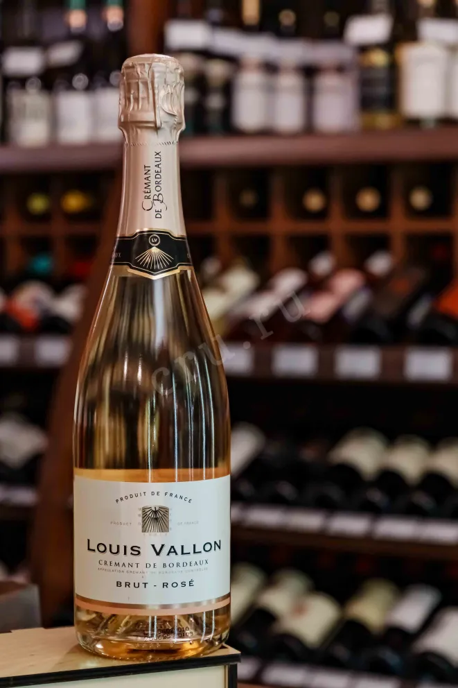 В магазине Крю Профи Louis Vallon Cremant de Bordeaux Rose 2023 0.75 л