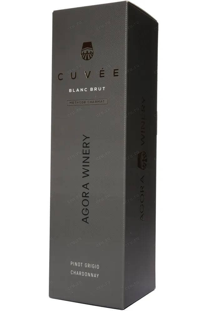 Подарочная коробка Agora Cuvee Pinot Grigio Chardonnay Brut gift box 2024 0.75 л