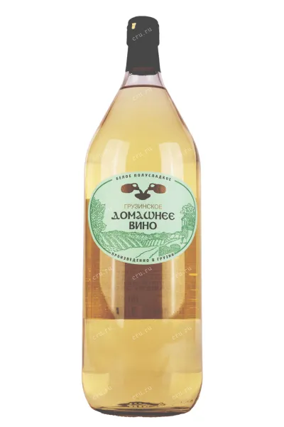 Вино Georgian Homemade Wine Semi-sweet 2022 2 л