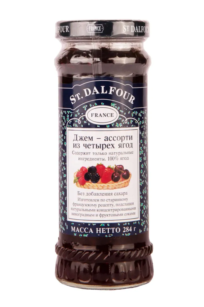Джем St.Dalfour Ассорти из 4-х ягод 284 g