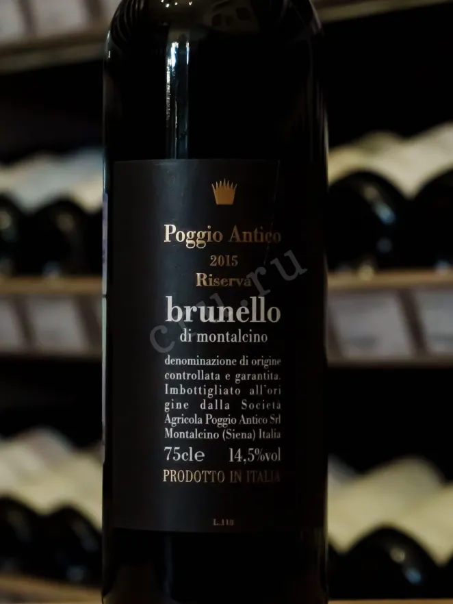 В магазине Крю Профи Brunello di Montalcino Riserva Poggio Antico 2015 0.75 л