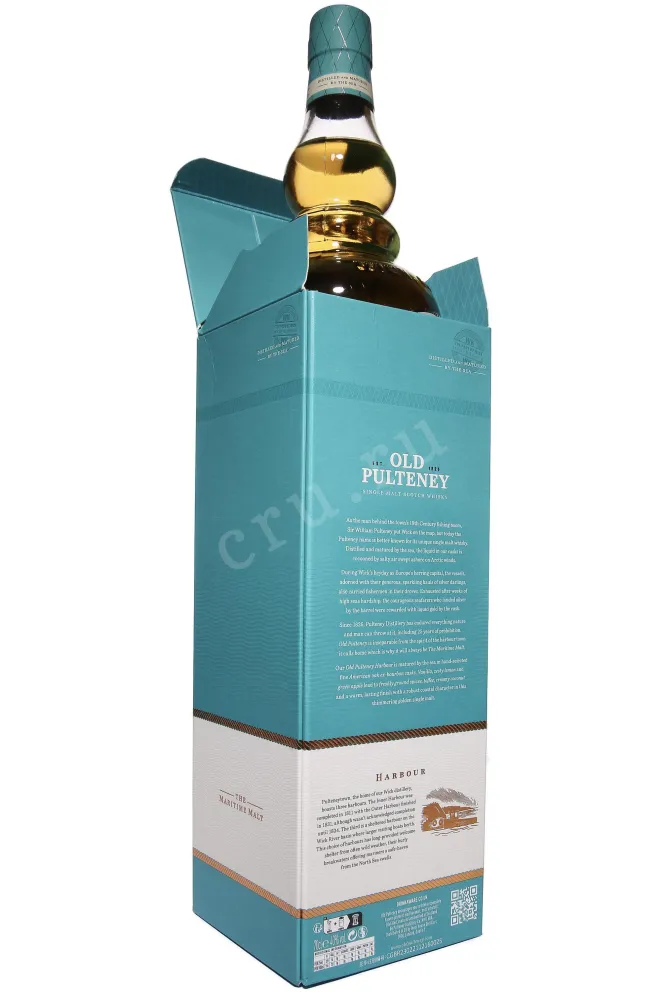 В подарочной коробке Old Pulteney Harbour American Oak Matured in gift box 0.7 л