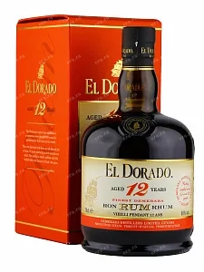 Ром El Dorado 12 year gift box  0.7 л