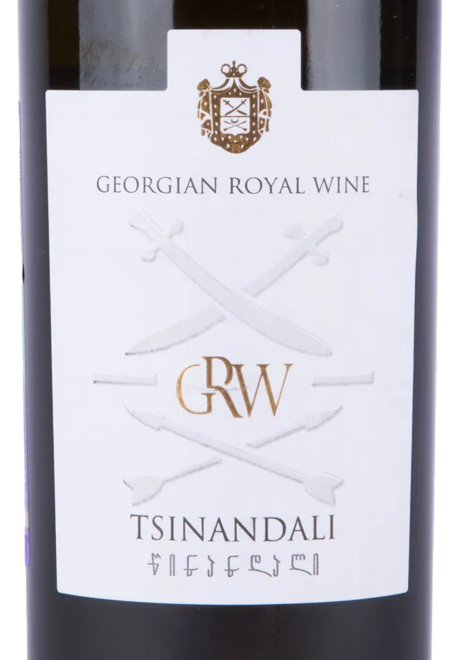 Этикетка вина Шато ГРВ Цинандали 2019 0.75