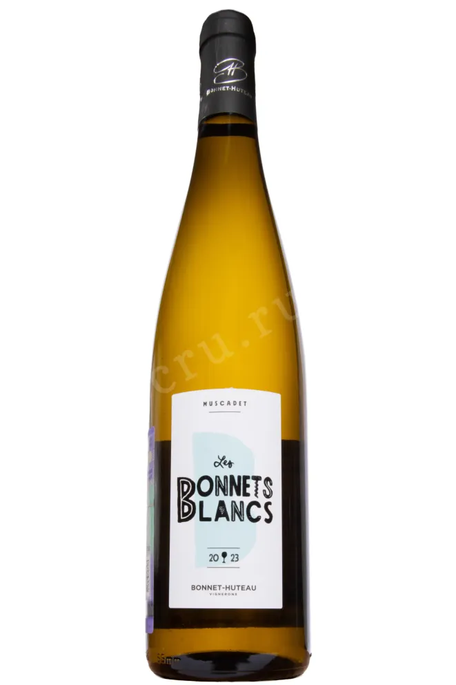 Вино Bonnet-Huteau Les Bonnets Blancs Muscadet Sèvre et Maine sur Lie AOC 2023 0.75 л