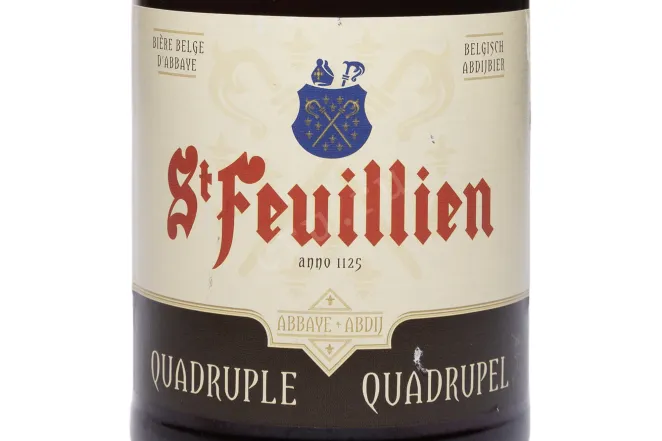 Этикетка St.Feuillien Quadruple 0.33 л