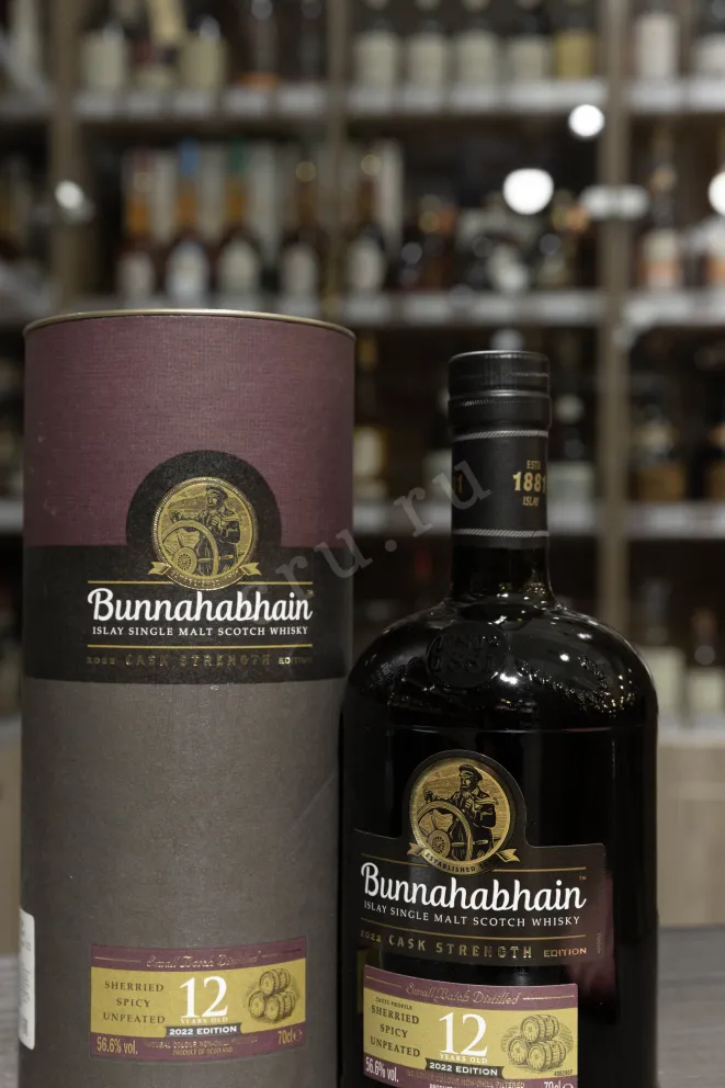В магазине Крю Профи Bunnahabhain 12 Years Old Cask Strength in tube 0.7 л