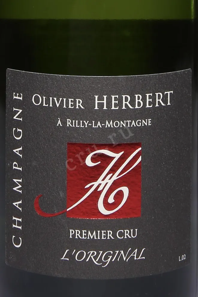 Этикетка Olivier Herbert L’Original Premier Cru 2016 0.75 л