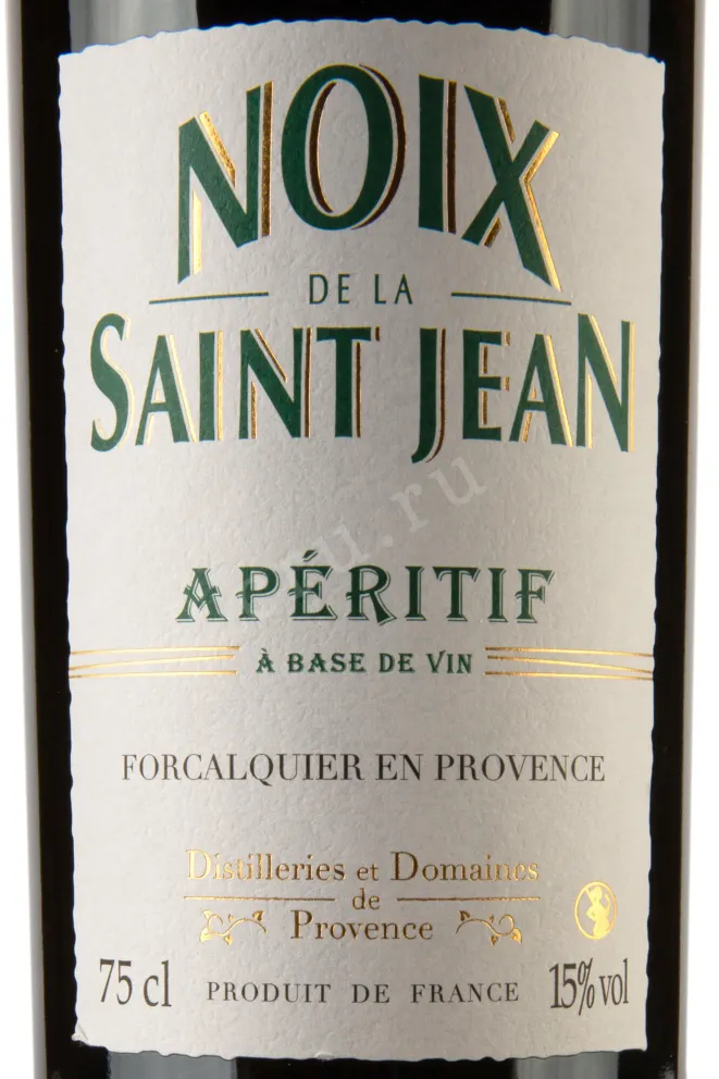 Этикетка Aperetif Noix de la Saint Jean nut 0.75 л
