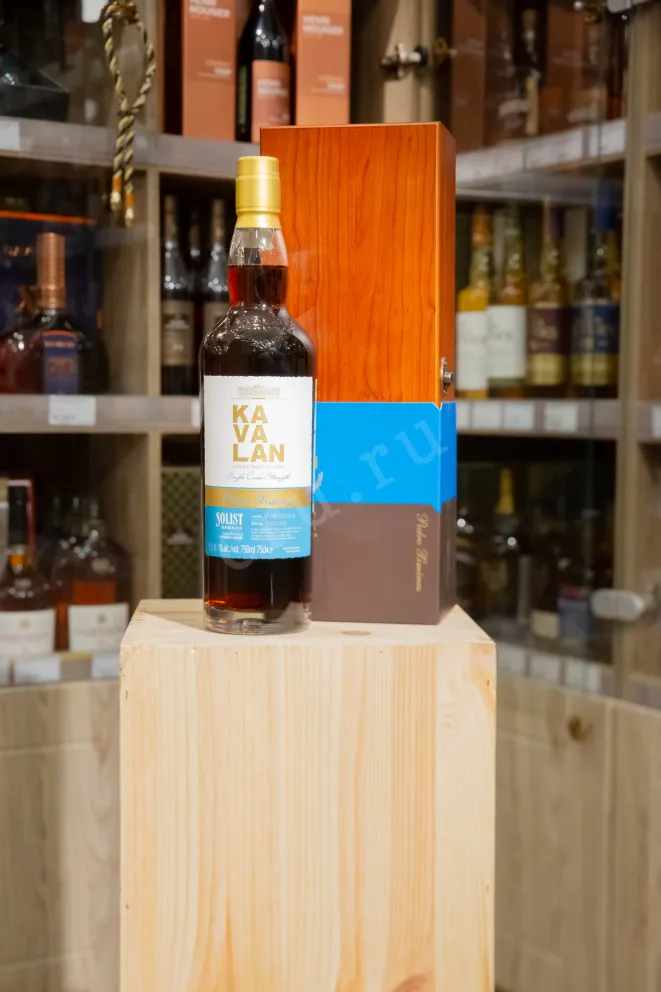 В магазине Крю Профи Kavalan Solist Pedro Ximenez Single Cask Strength wooden box 0.75 л